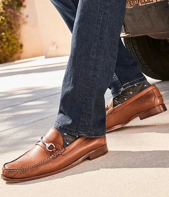 Baldwin Leather Bit- Cognac Johnston & Murphy