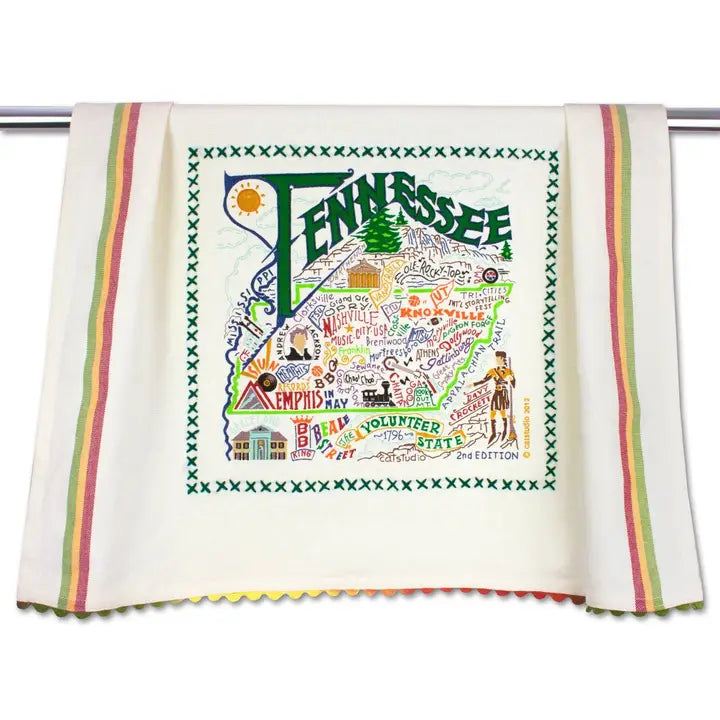 Tennessee Dish Towel Catstudio