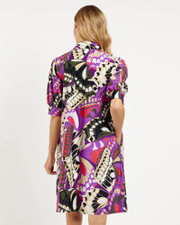 Emerson Dress in Jude Cloth with pockets – multi-color print