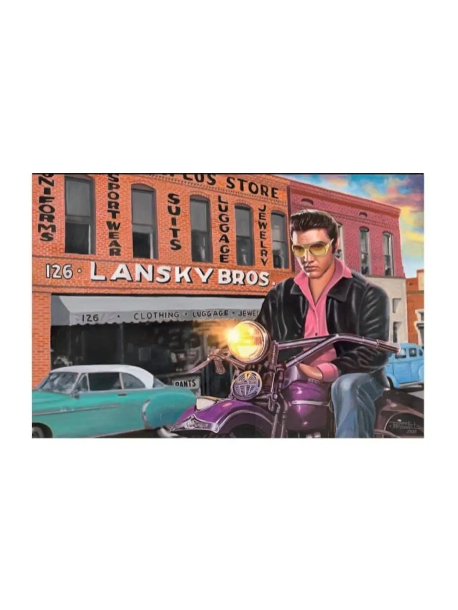 Ronnie McDowell signed art print "The Store That Changed How America Dresses"