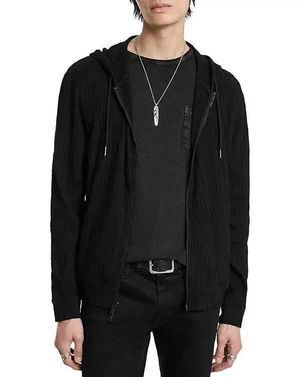 Ishan Hoodie - Black John Varvatos