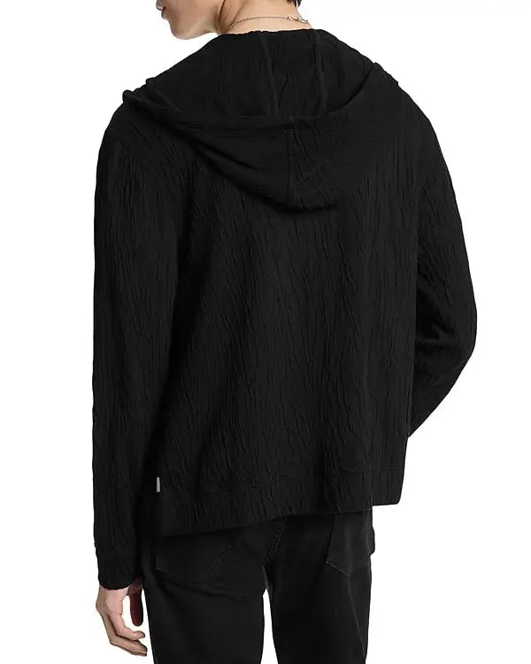 Ishan Hoodie - Black John Varvatos