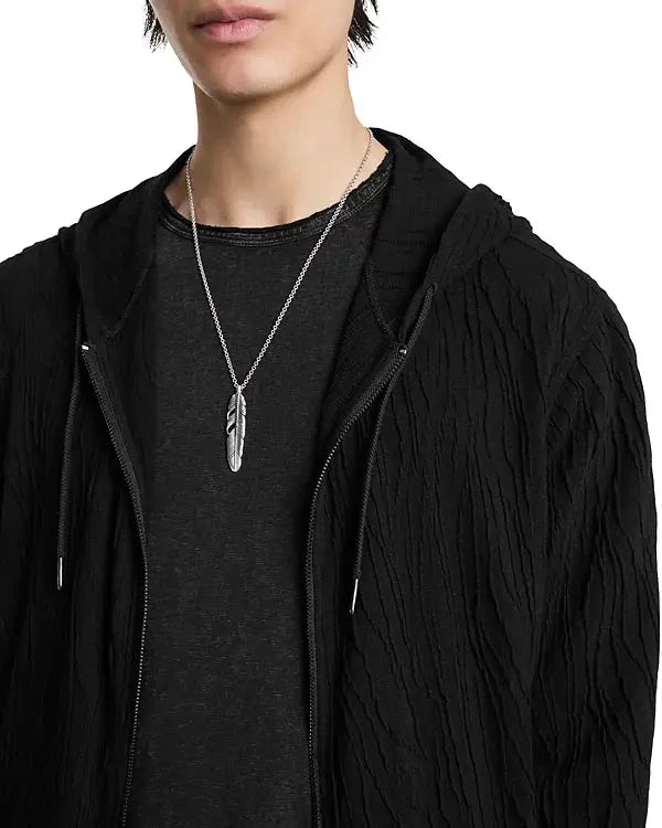 Ishan Hoodie - Black John Varvatos
