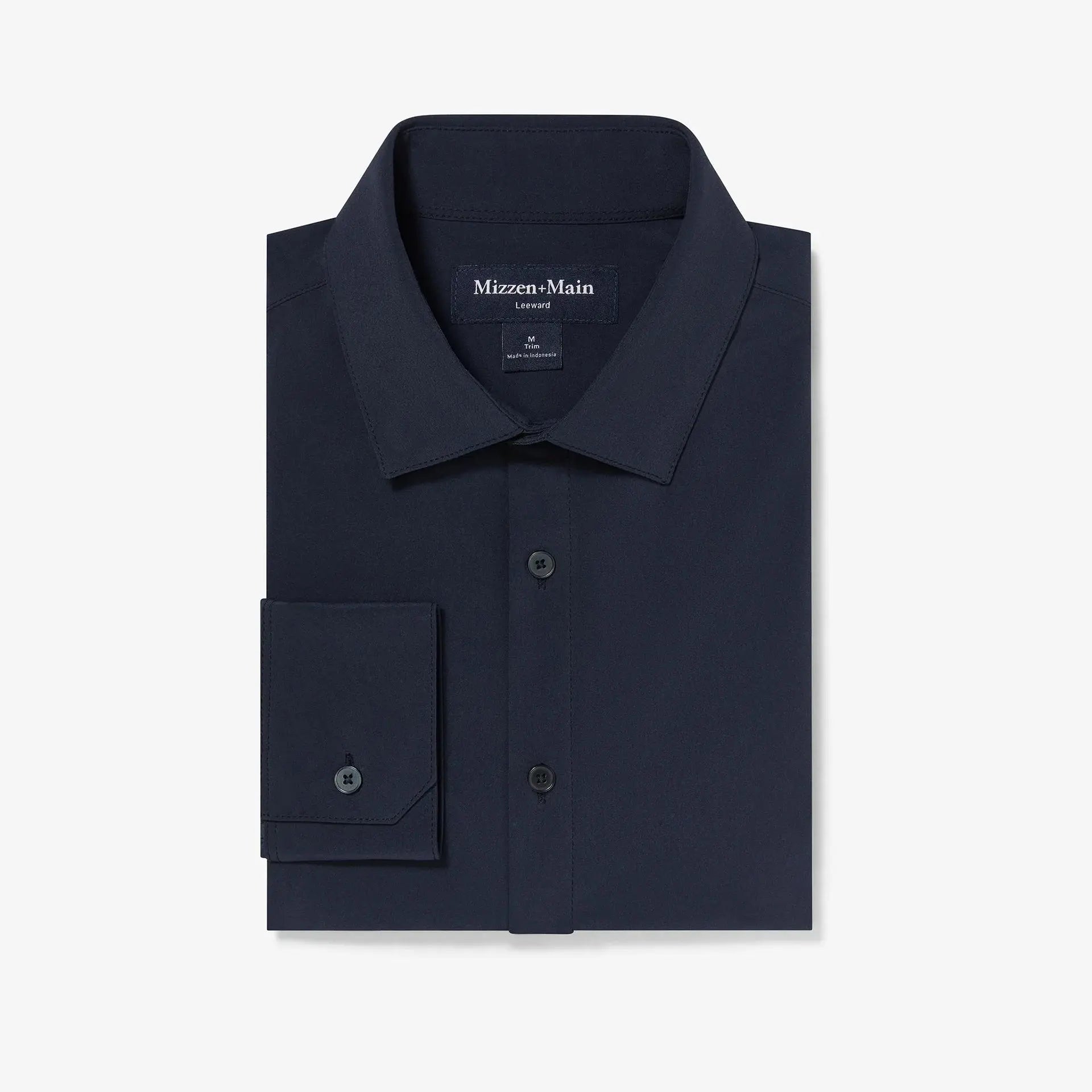 Leeward Dress shirt - Solid Navy Mizzen + Main
