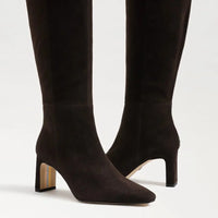 Sylvia Knee High Boots - Chocolate Brown Suede Sam Edelman