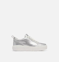 ONA AVE™ Women's Low Waterproof Sneaker - Pure Silver, Sea Salt Sorel