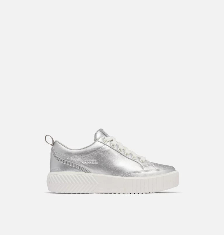 ONA AVE™ Women's Low Waterproof Sneaker - Pure Silver, Sea Salt Sorel