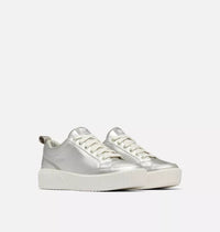 ONA AVE™ Women's Low Waterproof Sneaker - Pure Silver, Sea Salt Sorel