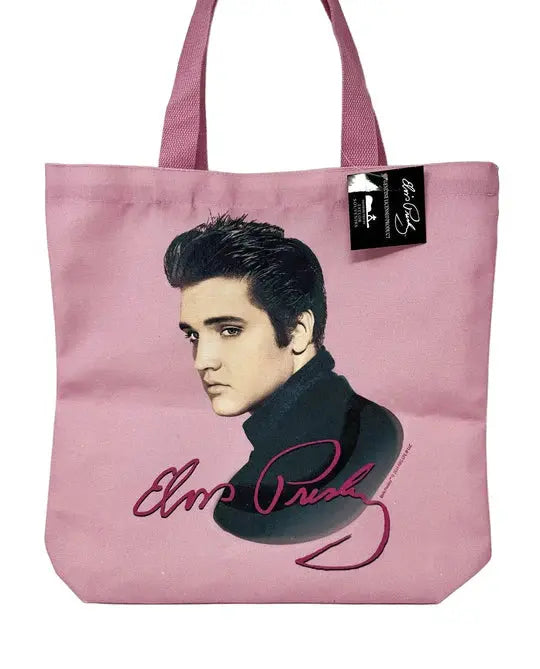 Elvis Pink Tote Bag Lansky Bros.