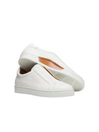 Gasol Sneaker - Tumbled White Magnanni