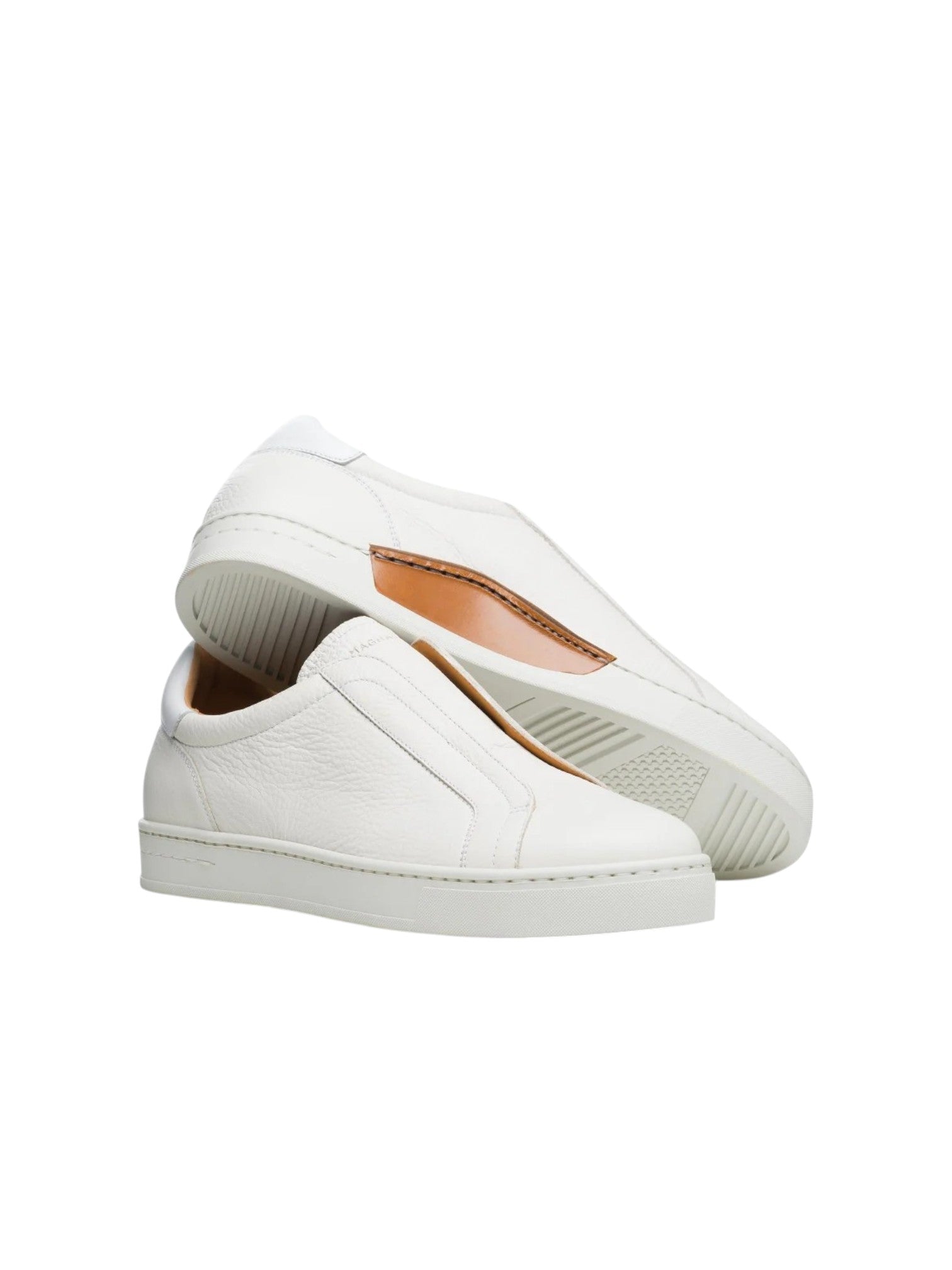 Gasol Sneaker - Tumbled White Magnanni