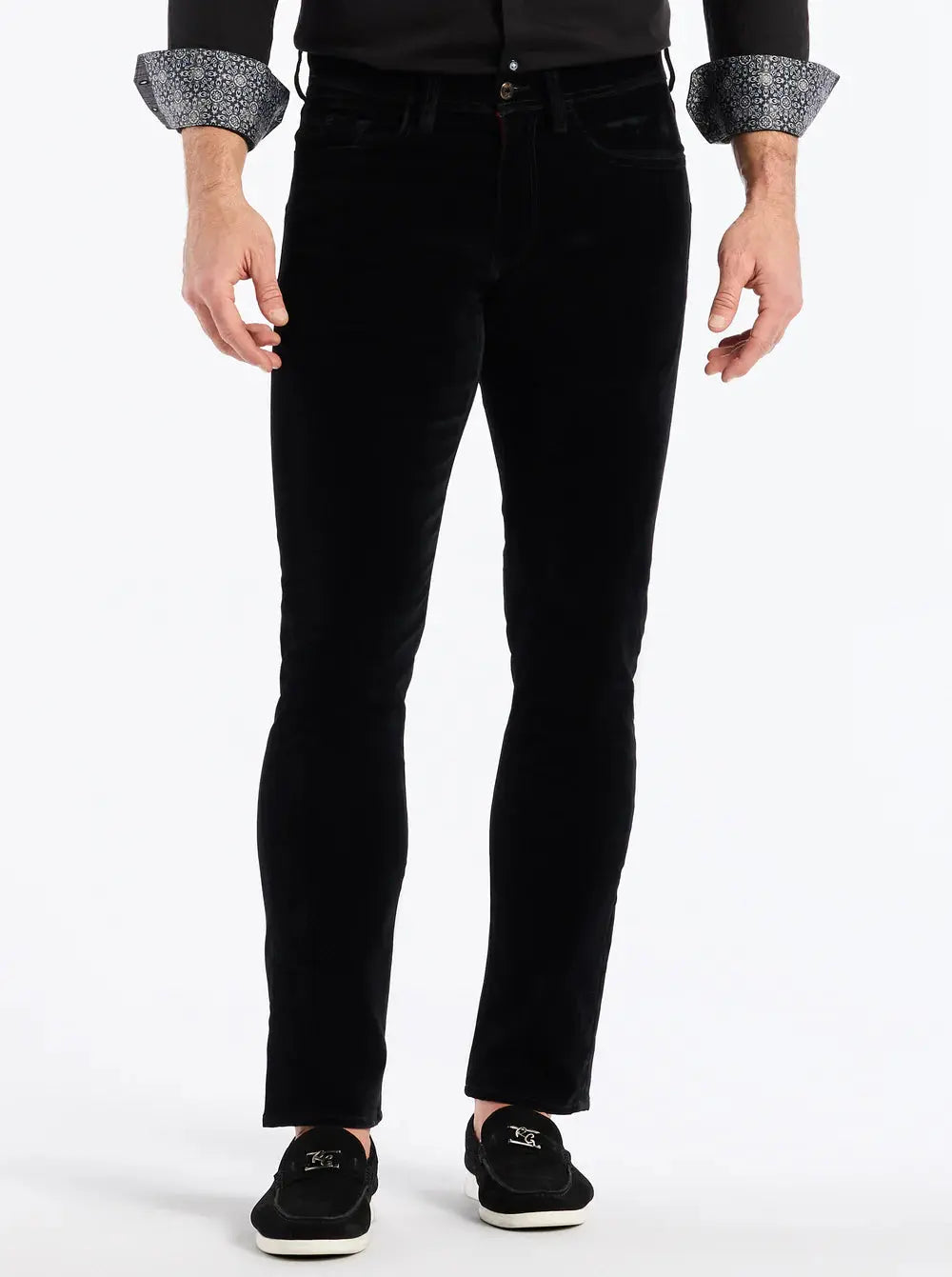 Celestial Velvet Pants - Black Robert Graham