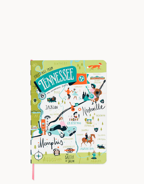 Tennessee Ruled Notebook Spartina