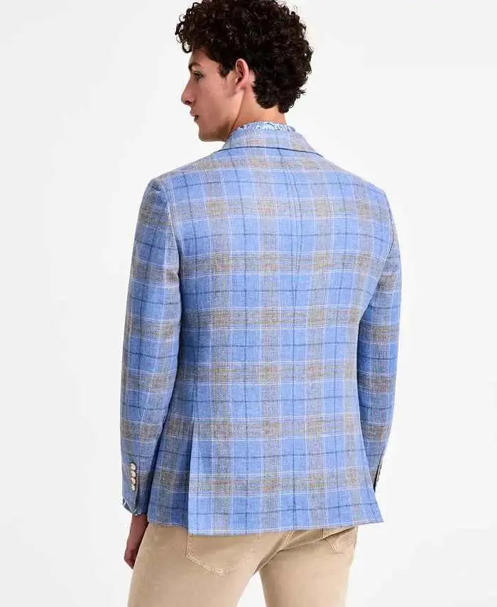 Blue Plaid Sport Coat