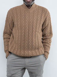 Jailhouse Rock Sweater- Tan Clothier to The King