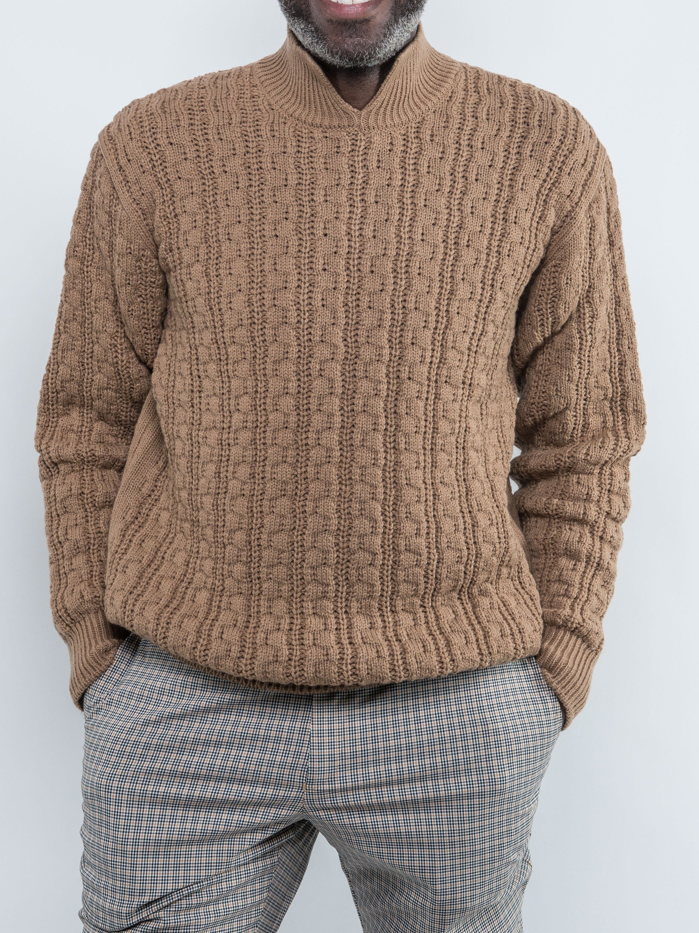 Jailhouse Rock Sweater- Tan Clothier to The King