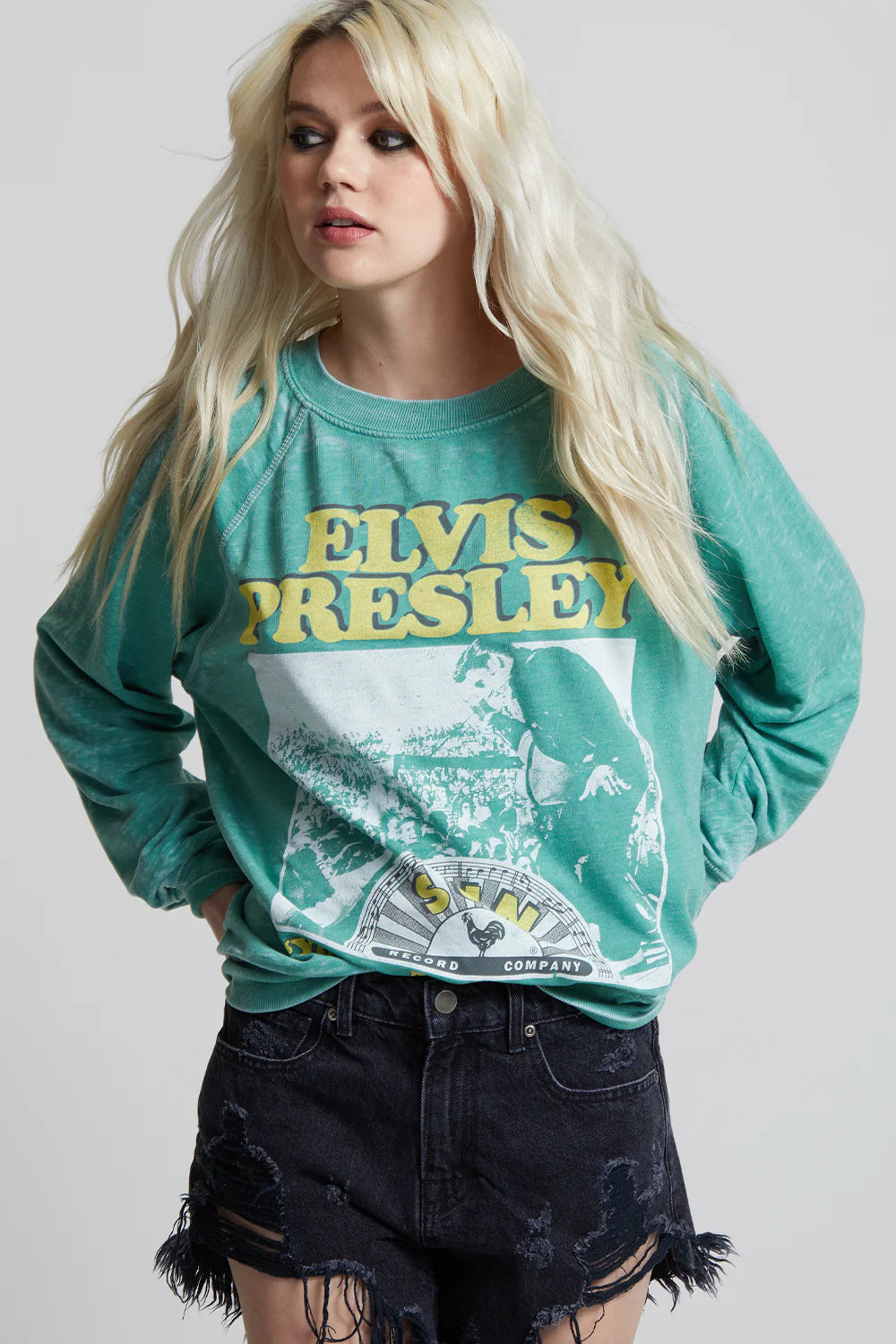 Sun Records X Elvis Presley Sweatshirt Recycled Karma