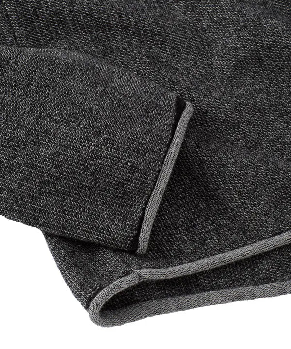 V-Neck Piqué Sweater - Coal Borgo28