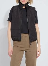 Prudence Reversible Puffer Sweater Vest Lysse