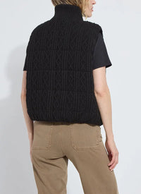 Prudence Reversible Puffer Sweater Vest Lysse