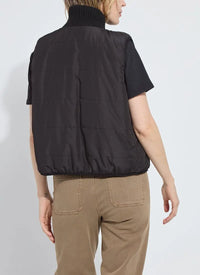 Prudence Reversible Puffer Sweater Vest Lysse