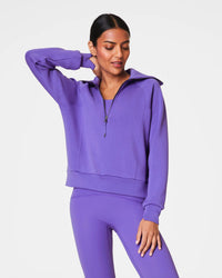 AirEssentials Half Zip- Vibrant Lilac Spanx