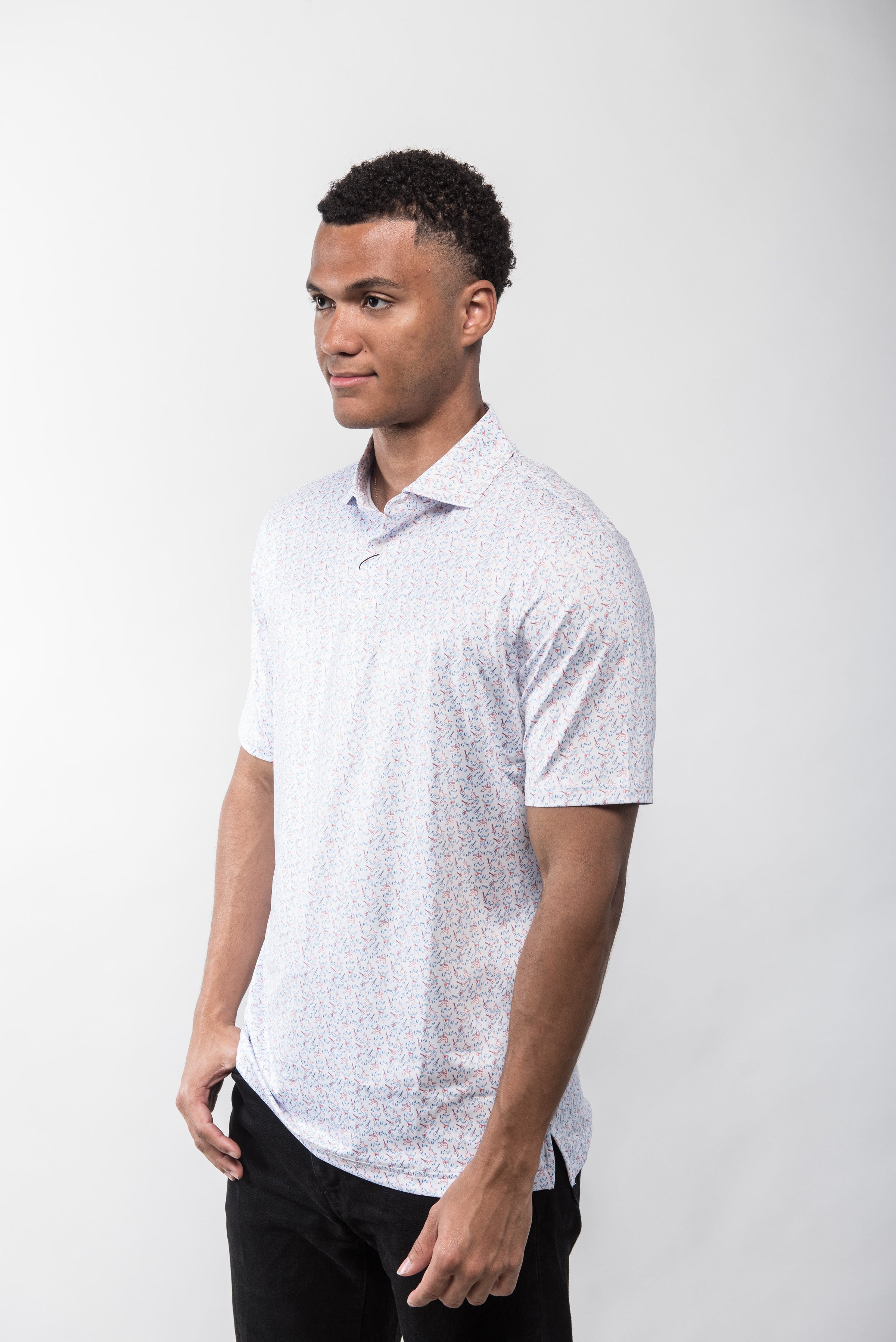Elvis Shake, Rattle and Roll Performance Polo Clothier to The King