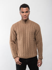 Jailhouse Rock Sweater- Tan Clothier to The King