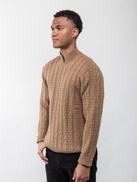 Jailhouse Rock Sweater- Tan Clothier to The King