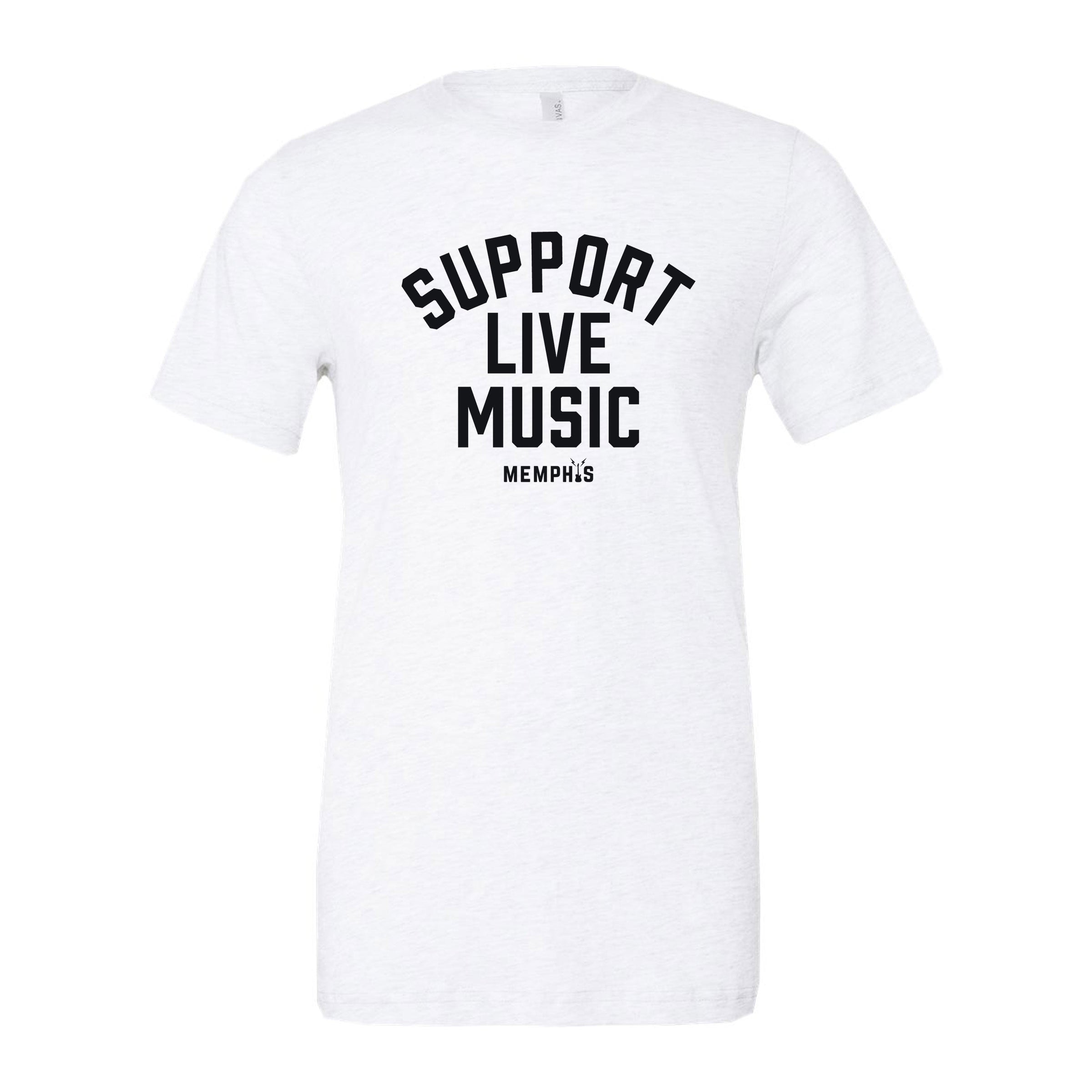 Support Live Music Tee Memphis Pop-Up