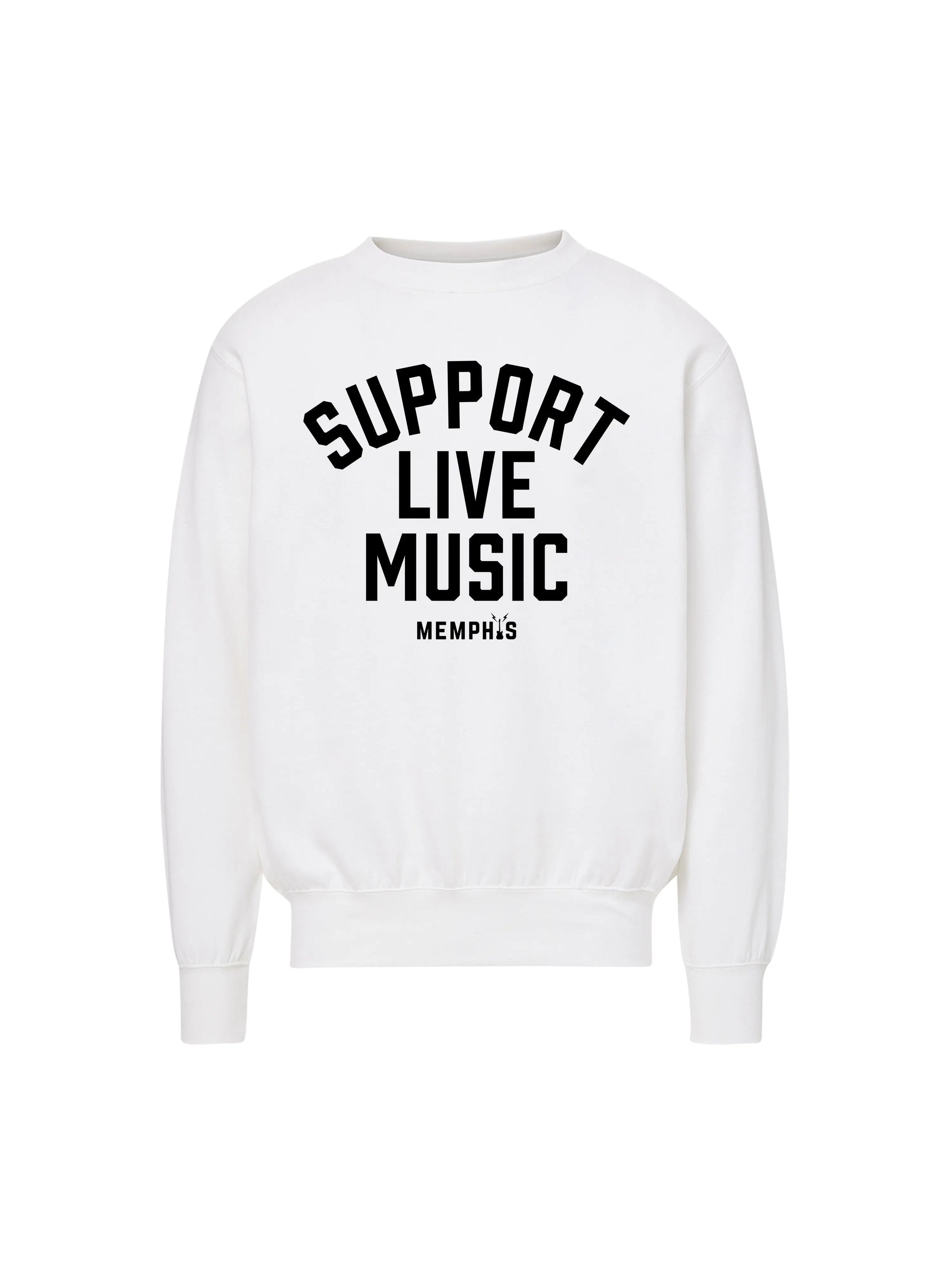 Support Live Music Sweatshirt - Lansky Bros.