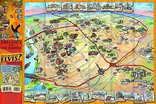 Memphis Map for Elvis Fans