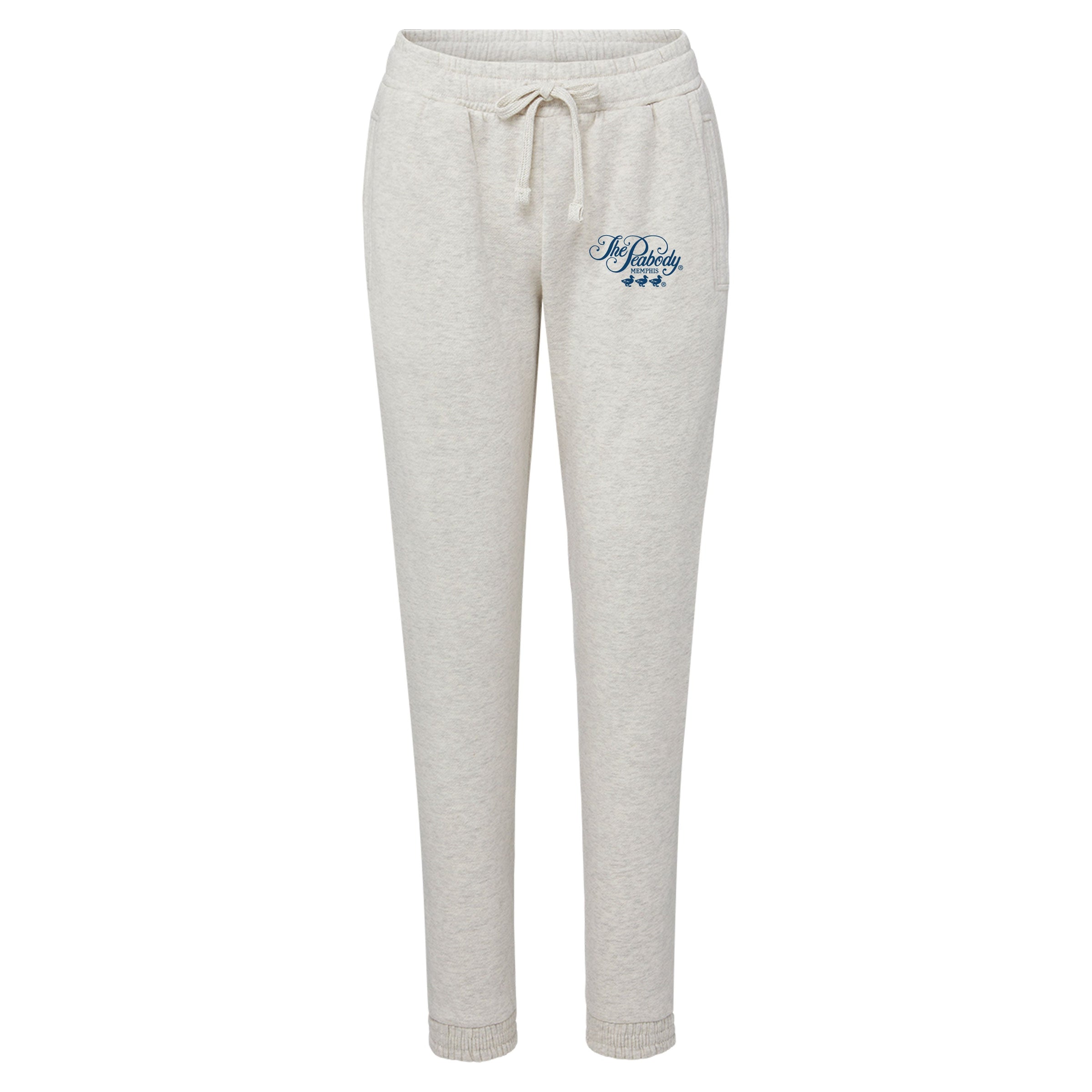 Peabody Vintage Fleece Ladies Jogger - Oatmeal Peabody Apparel