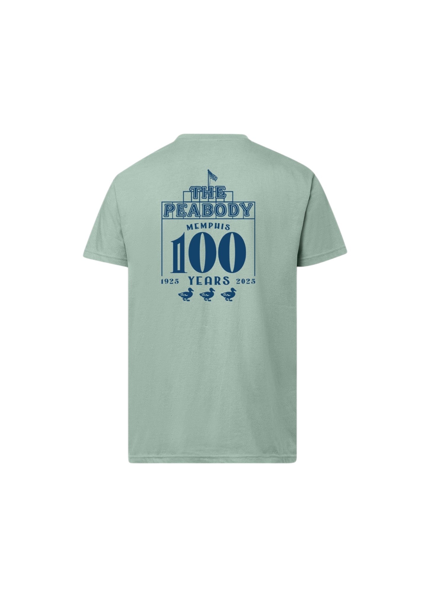 Peabody Hotel 100 Years Tee - Greenstone Lansky Bros.
