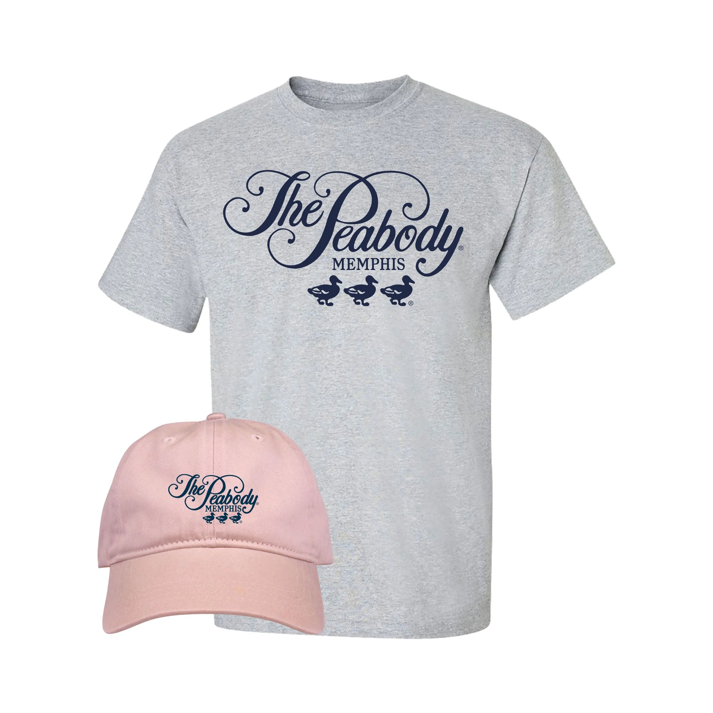 Peabody Cap & Tee Combo- Pink - Lansky Bros.