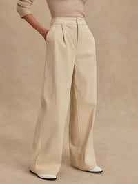 Rocio Wide-Leg 29.5" - Birch VARLEY
