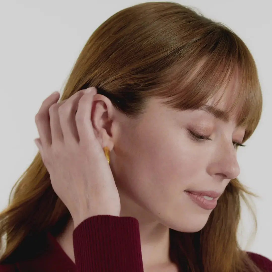 Hammered Hoop (3 sizes) JULIE VOS