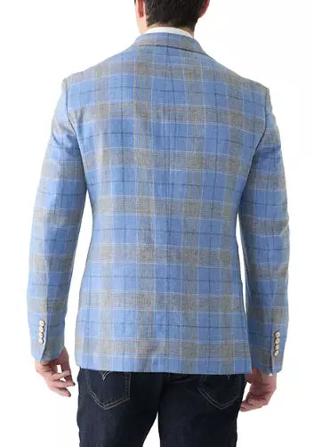 Blue Plaid Sport Coat Clothier to The King