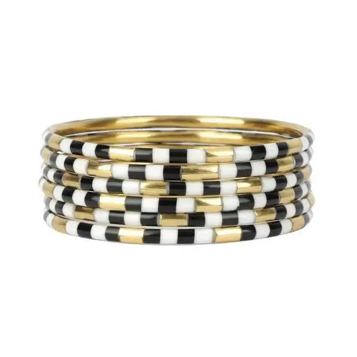 Black Veda Bangles - Set of 6