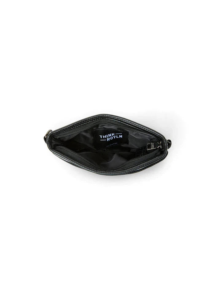 Bum Bag/Crossbody - Pearl Black Think Royln