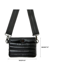 Bum Bag/Crossbody - Pearl Black Think Royln