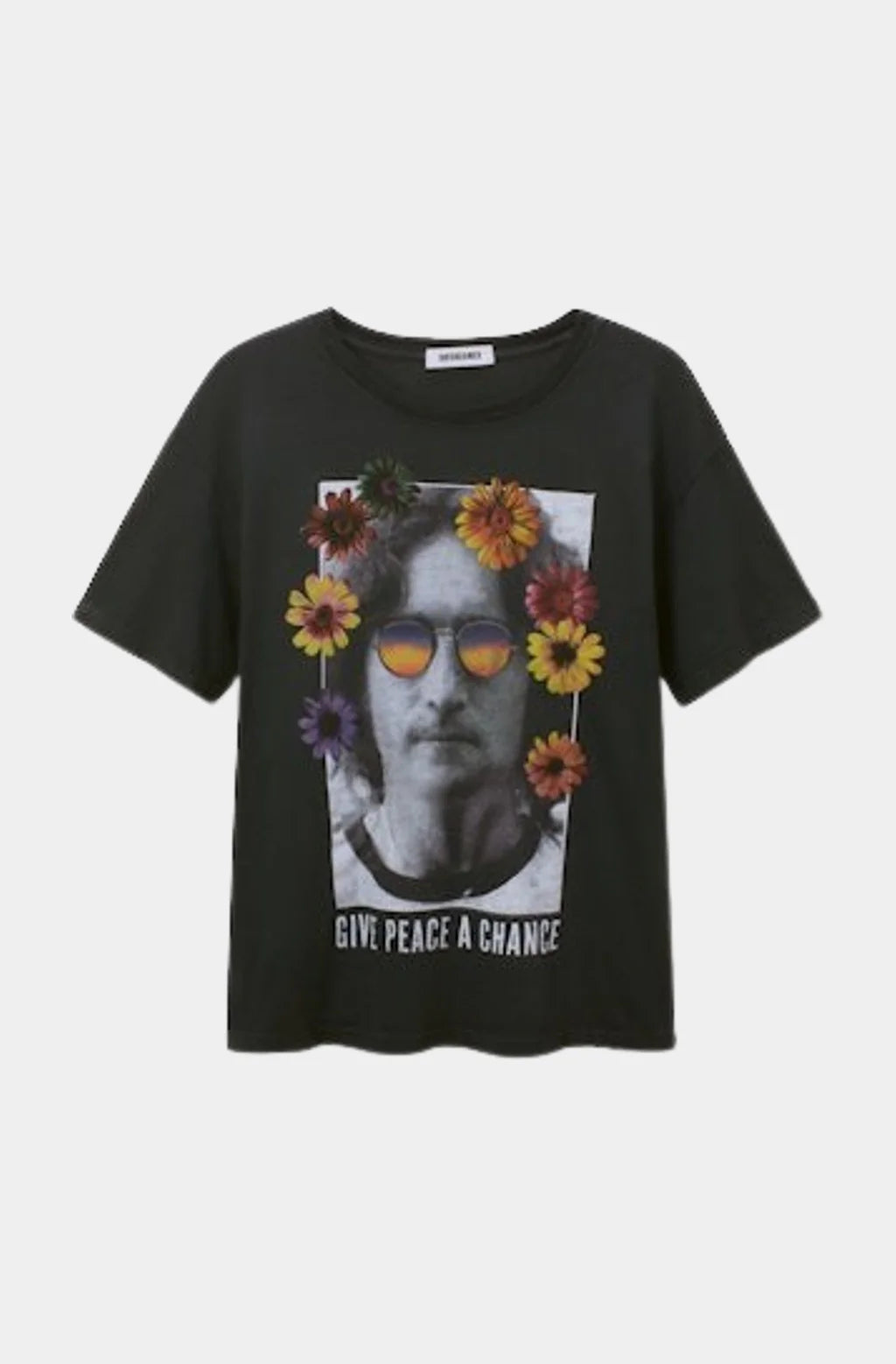 John Lennon Give Piece A Chance Boyfriend Tee DAYDREAMER