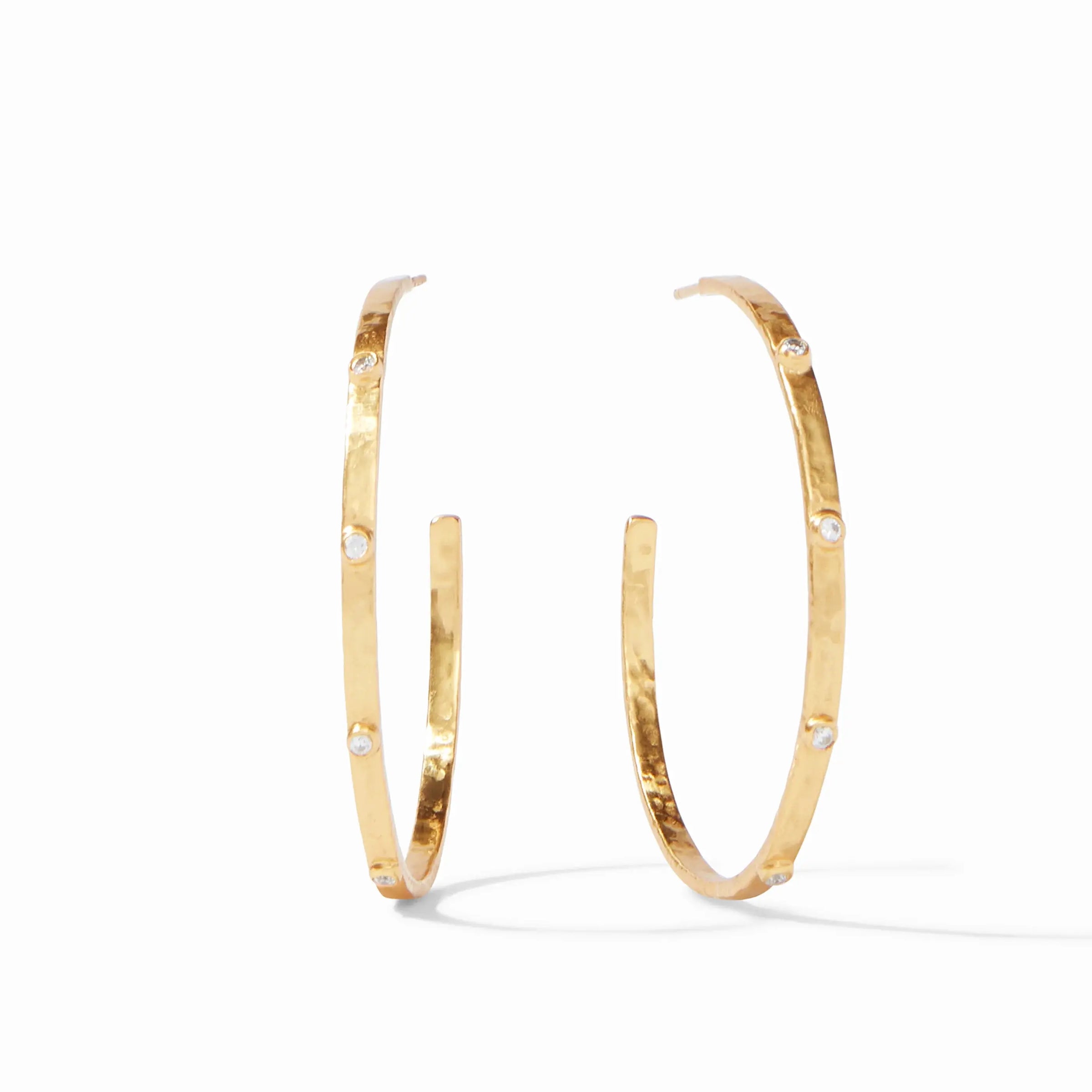 Crescent Stone Hoop JULIE VOS