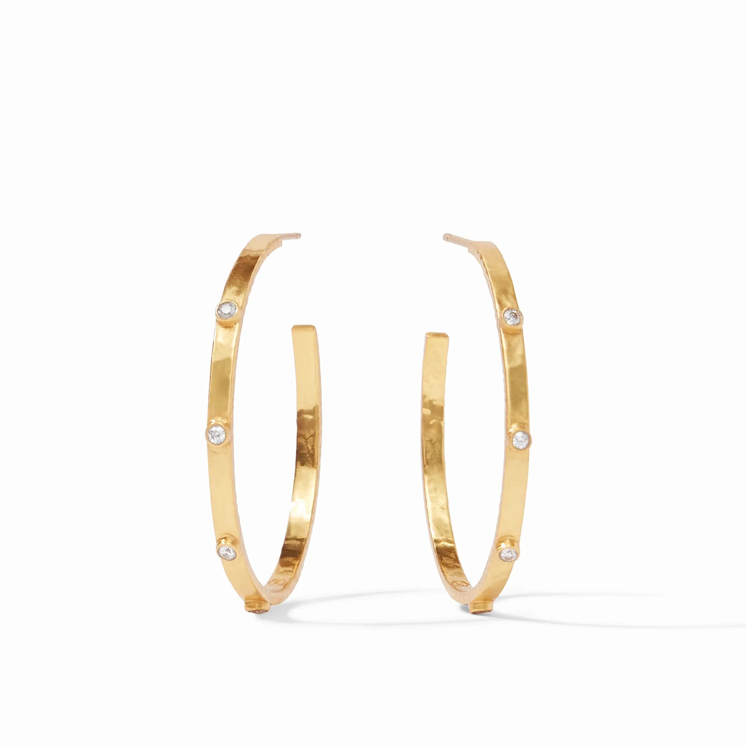 Crescent Stone Hoop JULIE VOS