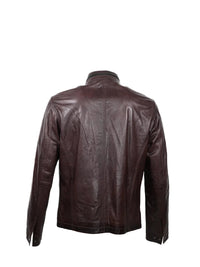 Nash Leather Jacket- Oxblood Regency