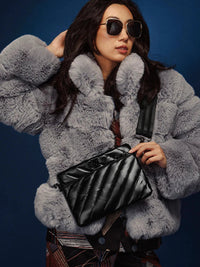 THINK ROYLN - DIAGONAL BUM BAG 2.0 | Pearl Black Think Royln