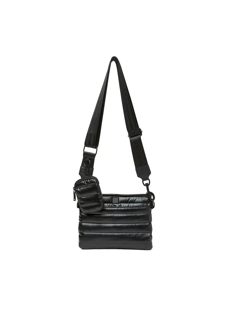 Downtown Crossbody | Pearl Black w/ Black Think Royln
