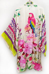 Tropical Mood Hand-Beaded Kimono Aratta