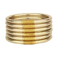 Etoile All Weather Bangles® (Set of 6) - Serenity Prayer Budha Girl