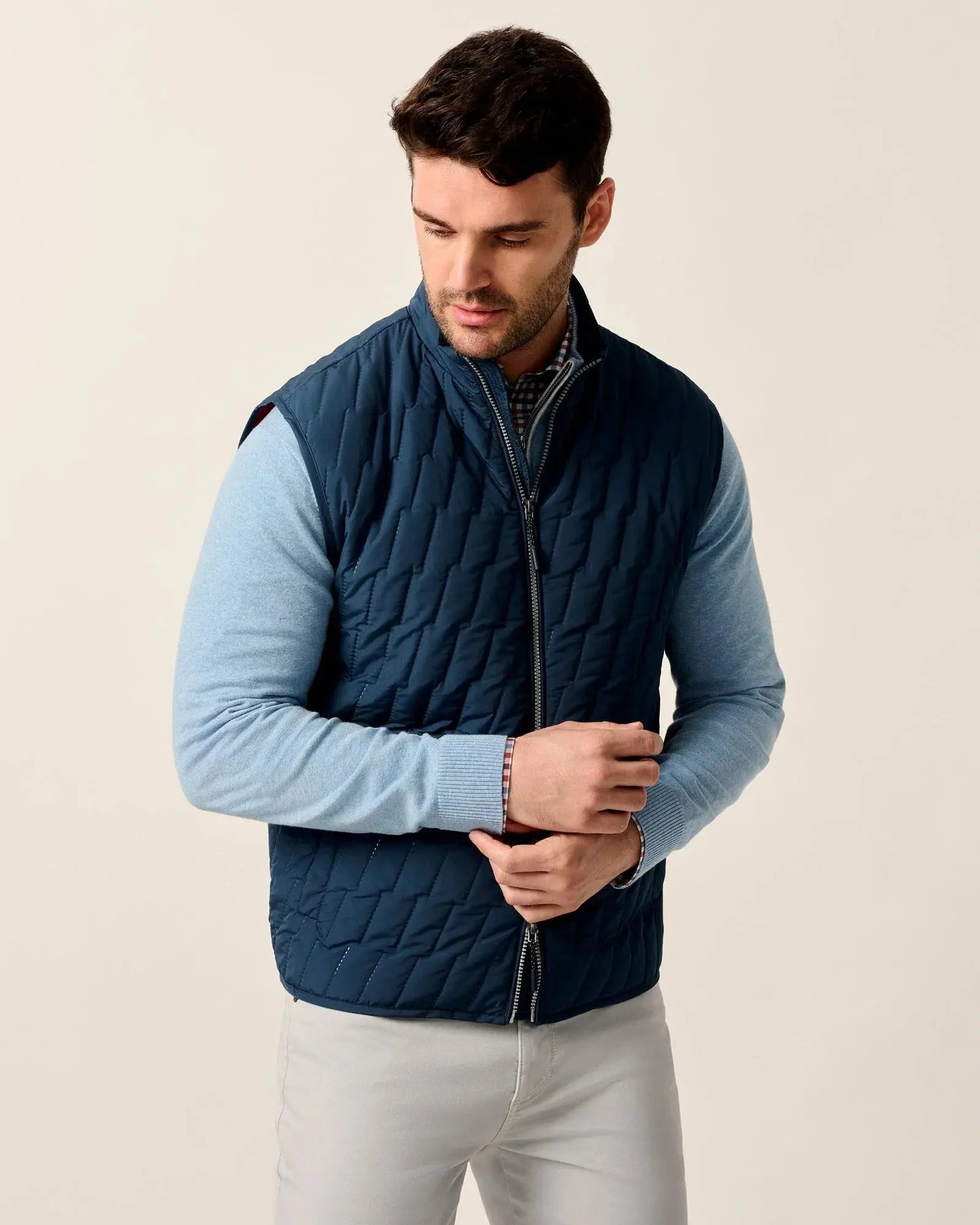 Belfry Quilted Puffer Vest - Space Grayers